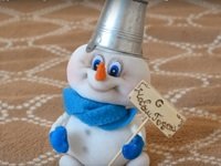 Работа (Шитье) - Снеговик своими руками из чулка  How to make a snowman of tights?