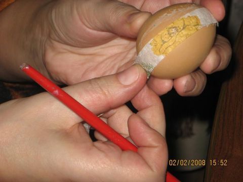 Шаг 6 - Мастер-класс "Заготовка для пасхального яйца"